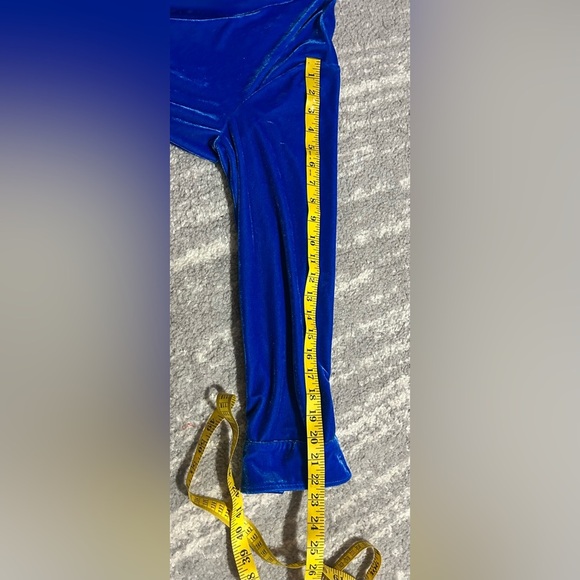 Soft Surroundings Blue Velvet Velour Tunic Sz S Button Front Classy Layer Spring - Picture 8 of 8